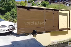 Откатные ворота производства Alutech